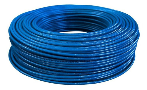 Cable Thhn 14 Awg Azul Rollo 100metros Certificado