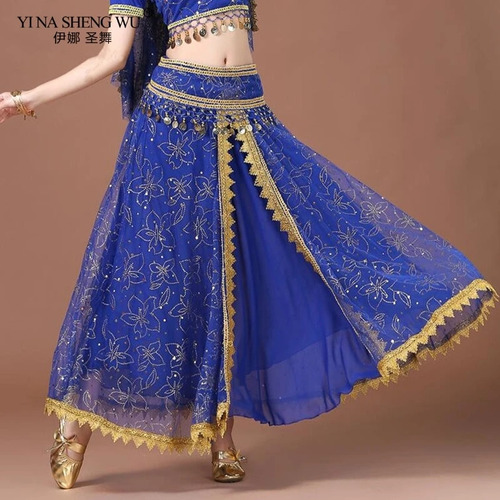 Disfraz De Danza India De Bollywood, Falda, Sari