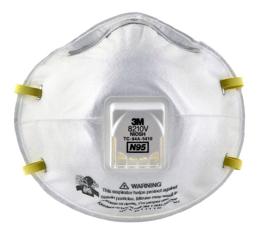 Mascarilla Respirador 8210v 3m N95 C/10 Pzs