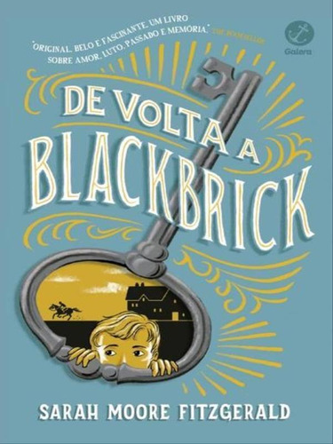 De Volta A Blackbrick, De Fitzgerald, Sarah Moore. Editora Galera Record, Capa Mole Em Português