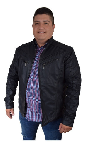 Chaqueta Cuero Sintético Xxl, Xxxl, Xxxxl Sesgos