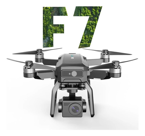 Drone F7s Pro 4k Reales 3km  Con Sensor +2 Baterías+maletín 