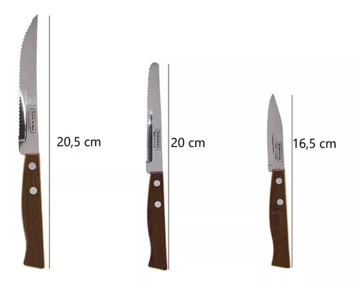 Taco Porta Cuchillos X7 Tradicional Tramontina Madera