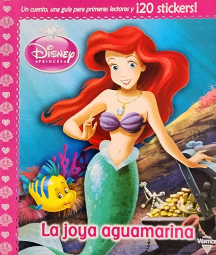 Disney. La Sirenita. Ariel La Joya Aguamarina + 20 Stickers