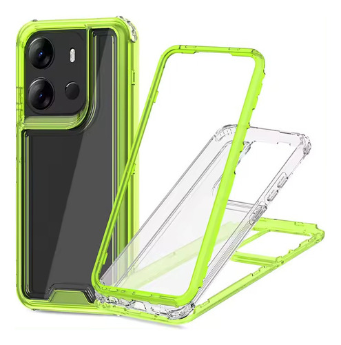 Funda 3 En 1 Uso Rudo Para Oppo Alto Impacto