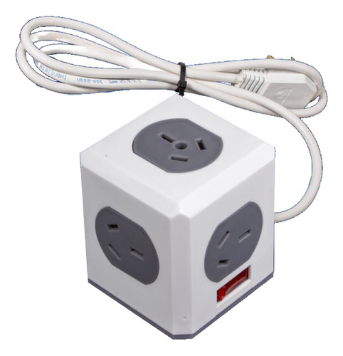 Enchufe Adaptador Cubo 5 Tomas Cable 1,5 Metros Berelec Mm