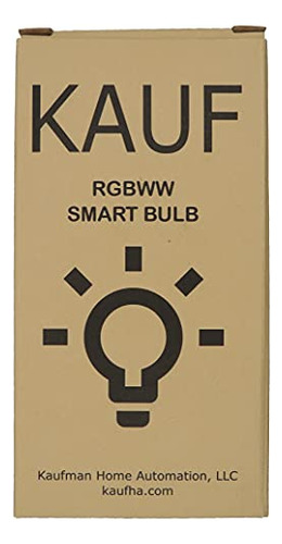 Bombilla Inteligente Kauf A21 Rgbww Con Esphome, Compatible