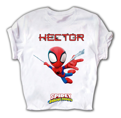 Playera Spidey And His Amazing Friends Spidey Personalizado