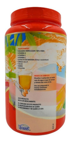 Imagen 3 de 5 de Colágeno Hidrolizado Enriquecido Ypenza 1.100 Kg Envio Full