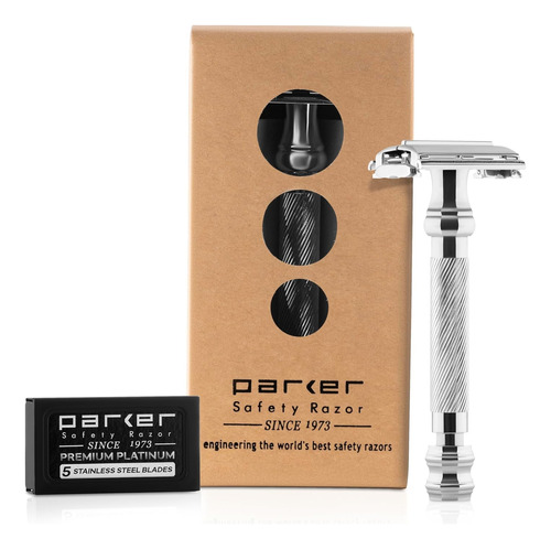 Parker 99r - Maquinilla De Afeitar De Seguridad De Dobl...