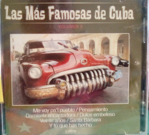 Cd Las Más Famosas De Cuba  Varios Intérpretes  Vol.2