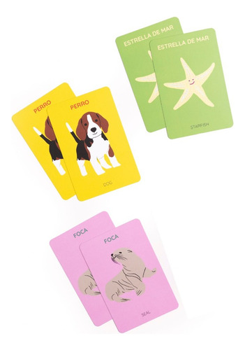 Animal Mix - Juego De Memoria Para Niños (40 Cartas)