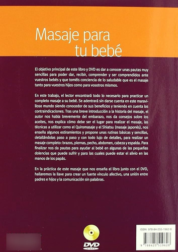 Masaje Para Tu Bebe (con Dvd), Juan Morales, Hispano Europea