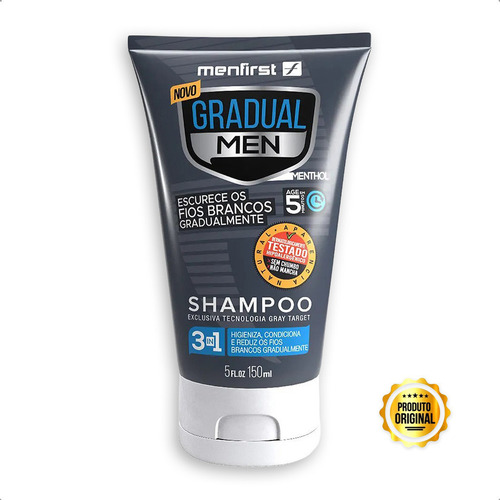Shampoo Escurecedor Gradual Men - Efeito Natural E Discreto!