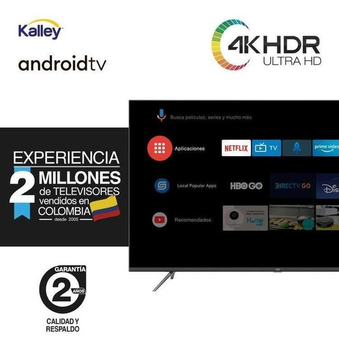 Imagen 3 de 8 de Televisor Kalley 50 Smart Bluetooth K-atv50uhd Android