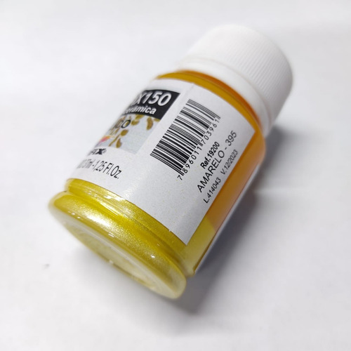 Kit 7x Tinta Ceramica Porcelana Decorfix 150 37ml Nova Cores