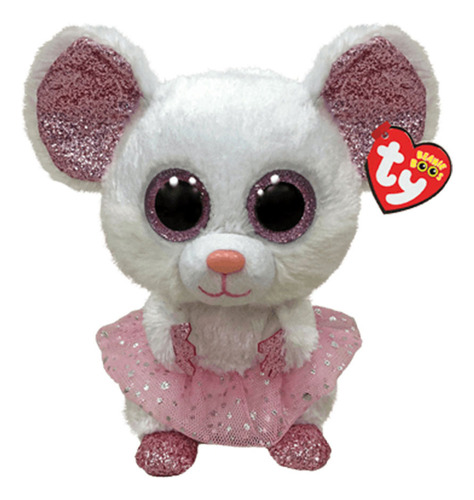 Mascota de peluche Beanie Boos Ty Rato Nina Collection