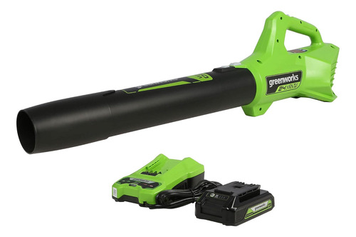 Soplador Axial Inalámbrico Greenworks De 24 V (90 Mph/320 Cf