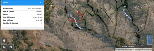 Excelente Oportunidad! Terreno De 11.082mts2 C/agua Vertiente Permanente, Arboleda Autóctona, Ideal Complejo Turístico. Escrituración Inmediata!!