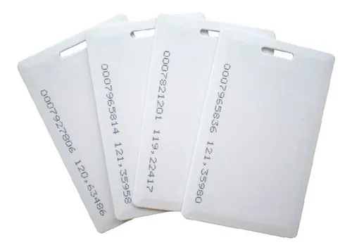 comprar Kit 10 Crachá Proximidade Rfid 125khz Em4100 Relogio Ponto