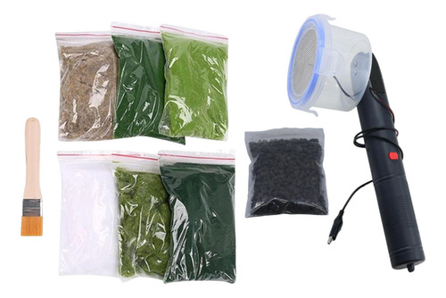 Aplicadores De Flocado De Césped Estático Mini Máquina De