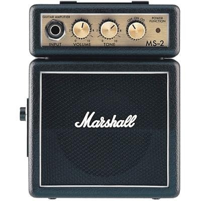 Mini Amplificador Marshall Ms2 Guitarra Amp Portátil Clip