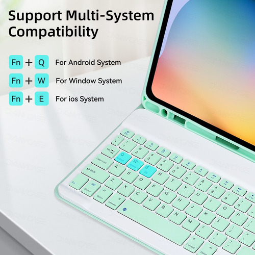 Funda Con Teclado Magnético Para Samsung Galaxy Tab A9 Plus