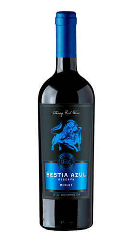 Vino Bestia Azul Reserva Merlot