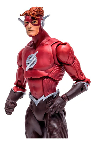 Dc Multiverse Flash Wally West - Mcfarlane - Robot Negro