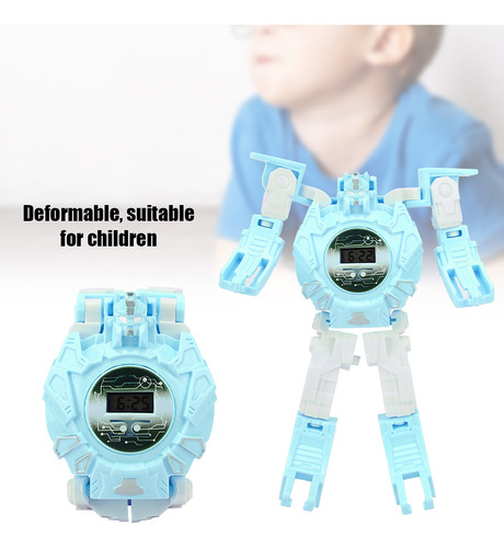 Reloj Transformador De Robot Reloj Digital Transformador Rel