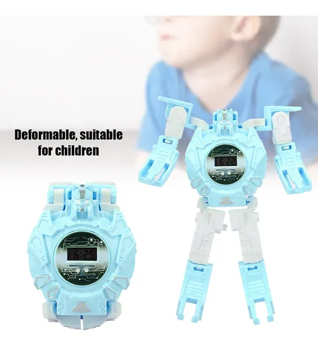 Reloj Transformador De Robot Reloj Digital Transformador Rel