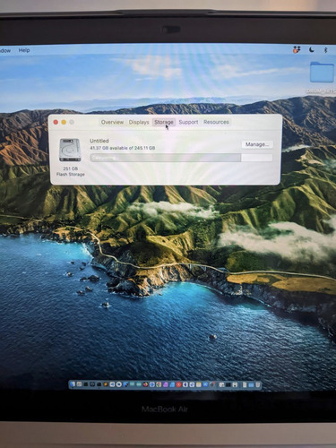 Macbook Air M1 Gris 13.3 , Apple M1 8gb De Ram 256gb Ssd (Usado)
