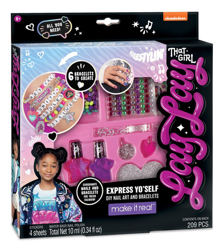 Set De Nail Art Exprés Para Uñas: Estilo That Girl Lay Lay