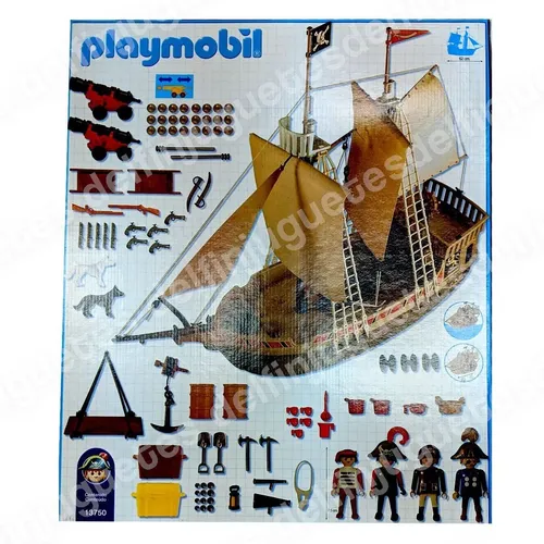 Playmobil Barco Pirata Nuevo Con Accesorios 13750