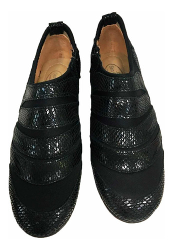 Imagen 5 de 6 de Zapato De Cuero Cómodo Para Dama Modelo 94 / Negro