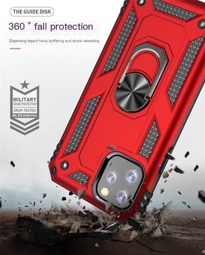 A Funda De Teléfono Con Soporte Magnético For iPhone