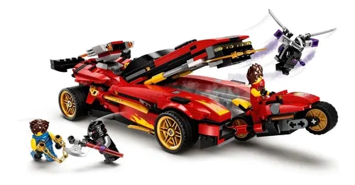 Lego Ninjago Veículo X-1 Ninja Charger Com 599 Peças 71737