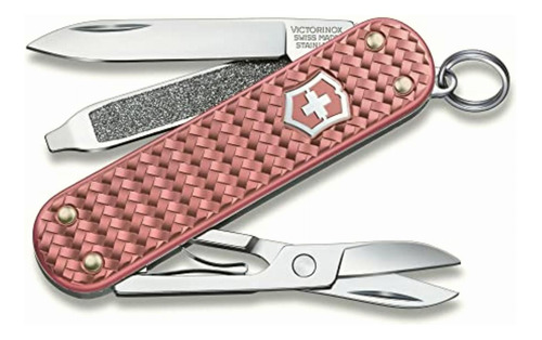 Victorinox Navaja Classic Precious Alox, Gentle Rose, 5 Usos