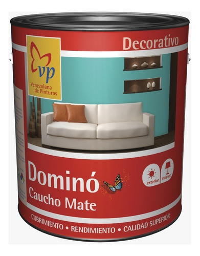 Pintura Caucho Mate  Blanco Ostra Vp Dominó