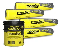 Comprar Combo X 4 Membranas Megaflex No Crack + Pintura Asfaltica