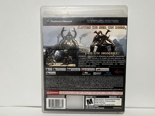 God Of War: Ascension Playstation 3 Ps3 Medio Uso (Reacondicionado)
