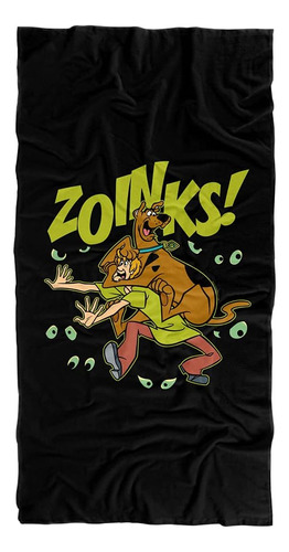 Toalla De Playa De Scoobydoo Expresión  Zoinks  Licenc...