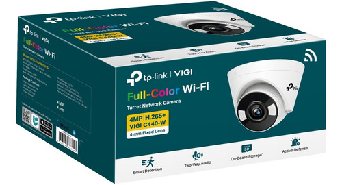 Imagen 3 de 6 de Cámara Vigilancia Tplink 4mp Vigi C440w 4mm Fullcolor Indoor