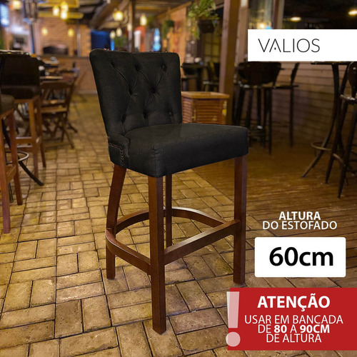 Kit Banqueta Para Cozinha Americana 4 Unidades Bistro Balcao