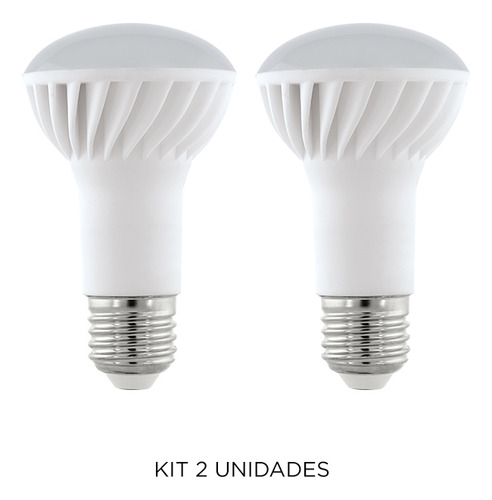 Lámpara Led Opal R63 E27 7w 3000k