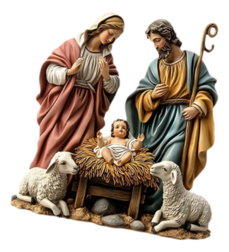 Belén Navideño, Conjunto De Adornos De Natividad,