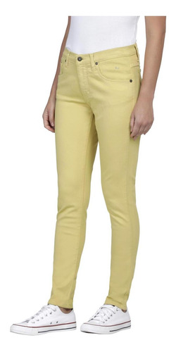 Pantalon Jeans Skinny Cintura Alta Lee Mujer 02m6