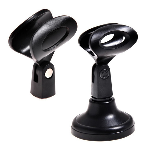 Pie Microfono De Mesa Stand Base Redonda Mini Pie Adaptable