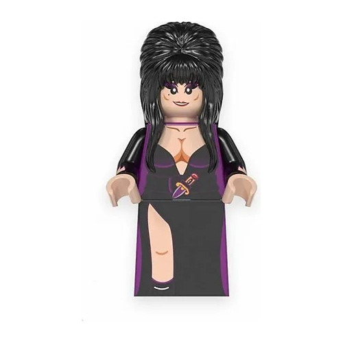 Mini Figura Elvira Mistress Of The Dark Morticia Halloween
