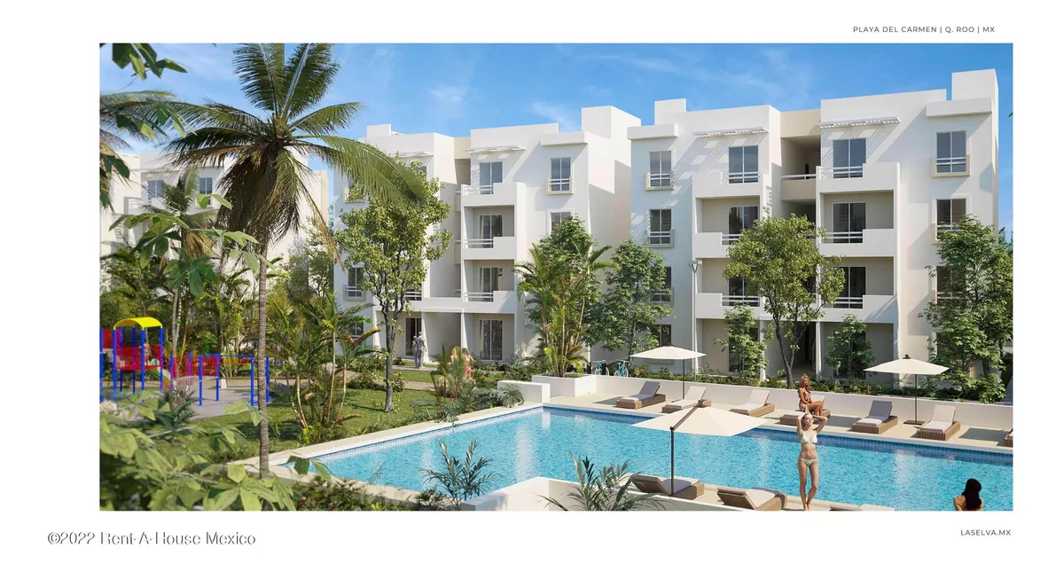 Playa Del Carmen Departamento En Venta 2 Recamaras 2 Baños